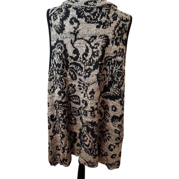 JOSEPH A. floral super soft comfy sweater vest plus size 2X NEW!!!! - Picture 12 of 13